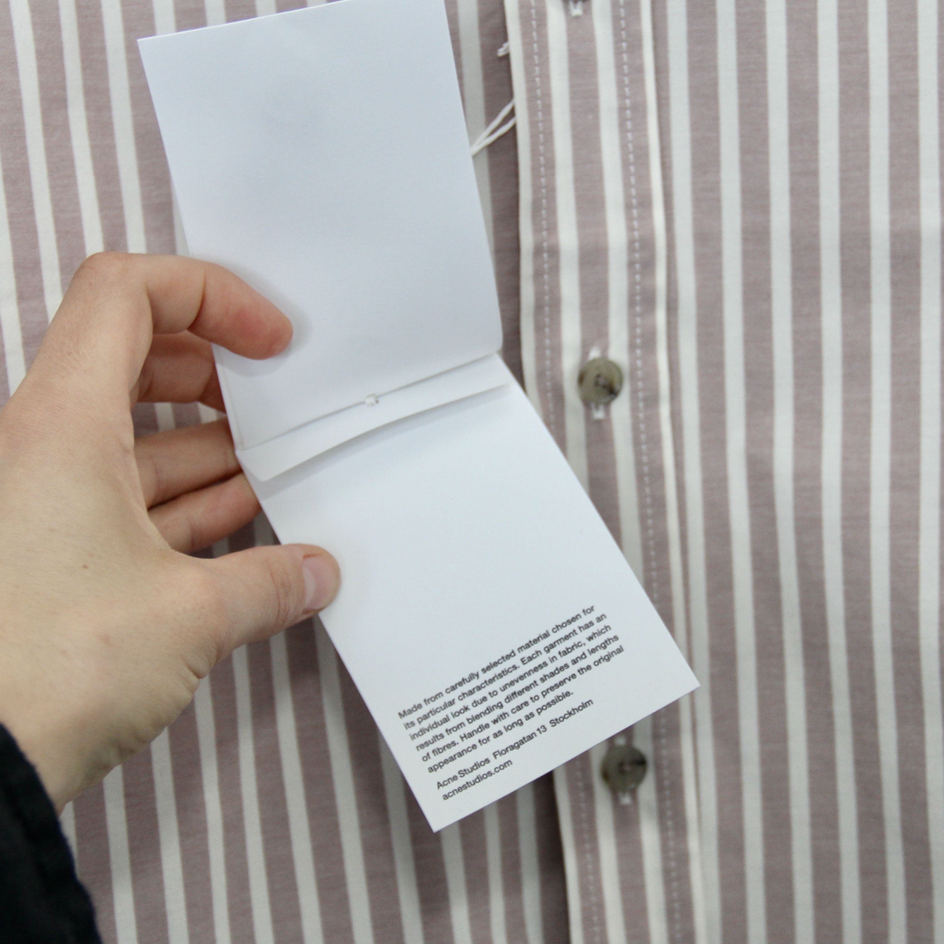 Acne Studios ACNE STUDIOS Cotton Relaxed-Fit Striped Shirt Size US S / EU 44-46 / 1 - 5 Thumbnail