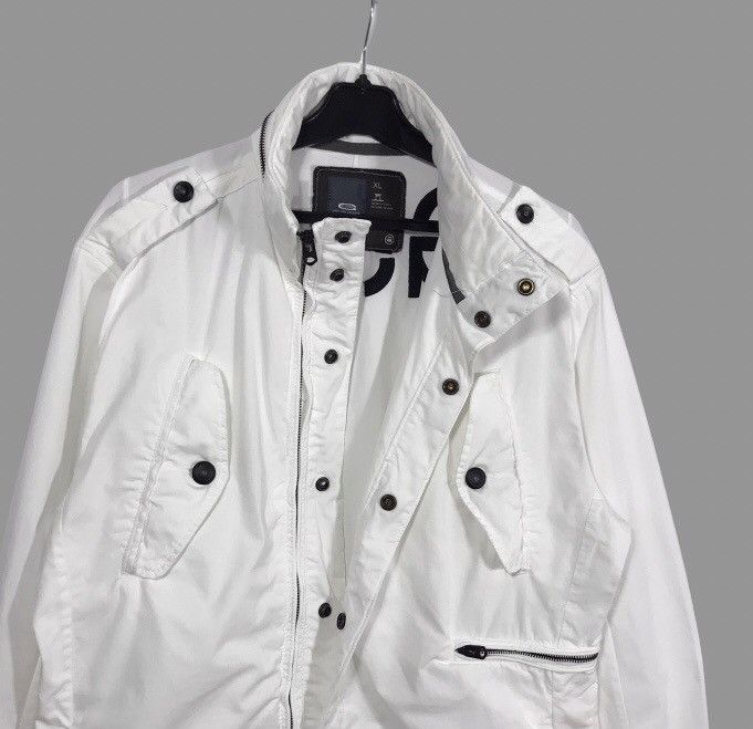 G-Star G-Star Raw Estes Overshirt JKT White Size US XL / EU 56 / 4 - 4 Thumbnail