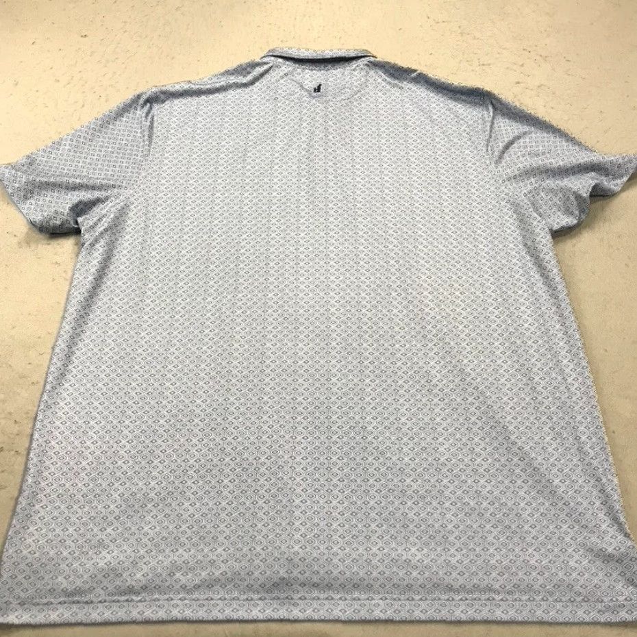 johnnie-O johnnie-O Whistling Straits Golf Polo Shirt Mens 2XL Blue Abstract Adler Geometric Short Sleeve Polo Shirt Size US XXL / EU 58 / 5 - 6 Thumbnail
