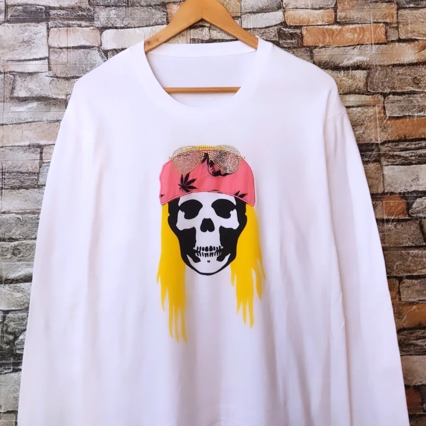 Lucien Pellat-Finet Lucien Pellat Finet Skull Long Sleeve Tshirt Size US L / EU 52-54 / 3 - 2 Thumbnail