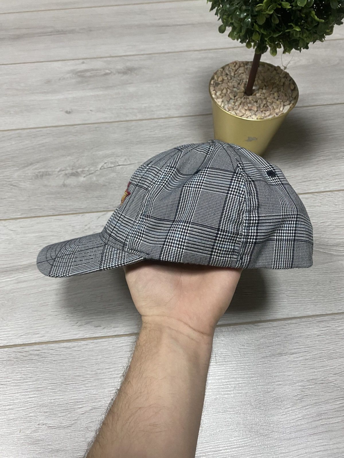 Vintage Pornstar flex fit big logo check mesh cap hat Size ONE SIZE - 4 Thumbnail