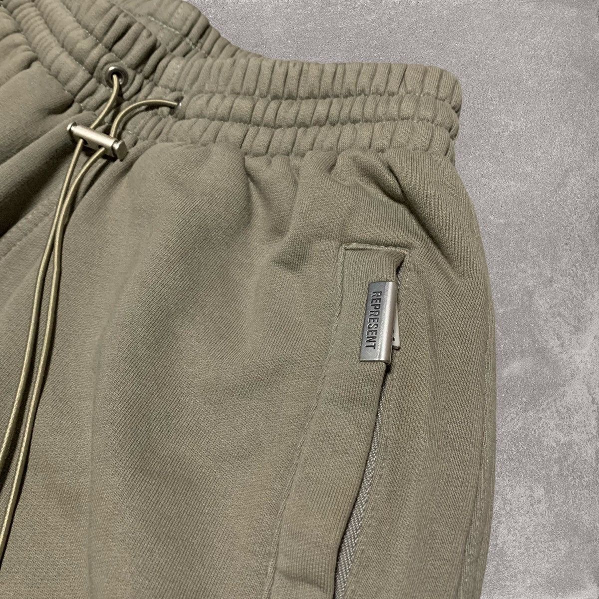 Represent Clo. Represent XS Blanks Joggers SweatPants Bottoms Beige Khaki Size US 28 / EU 44 - 3 Thumbnail