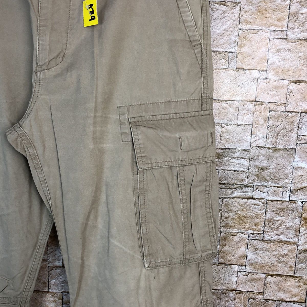 Japanese Brand Top Valu Brown Cargo Multipocket Pants #A719 Size US 32 / EU 48 - 10 Thumbnail