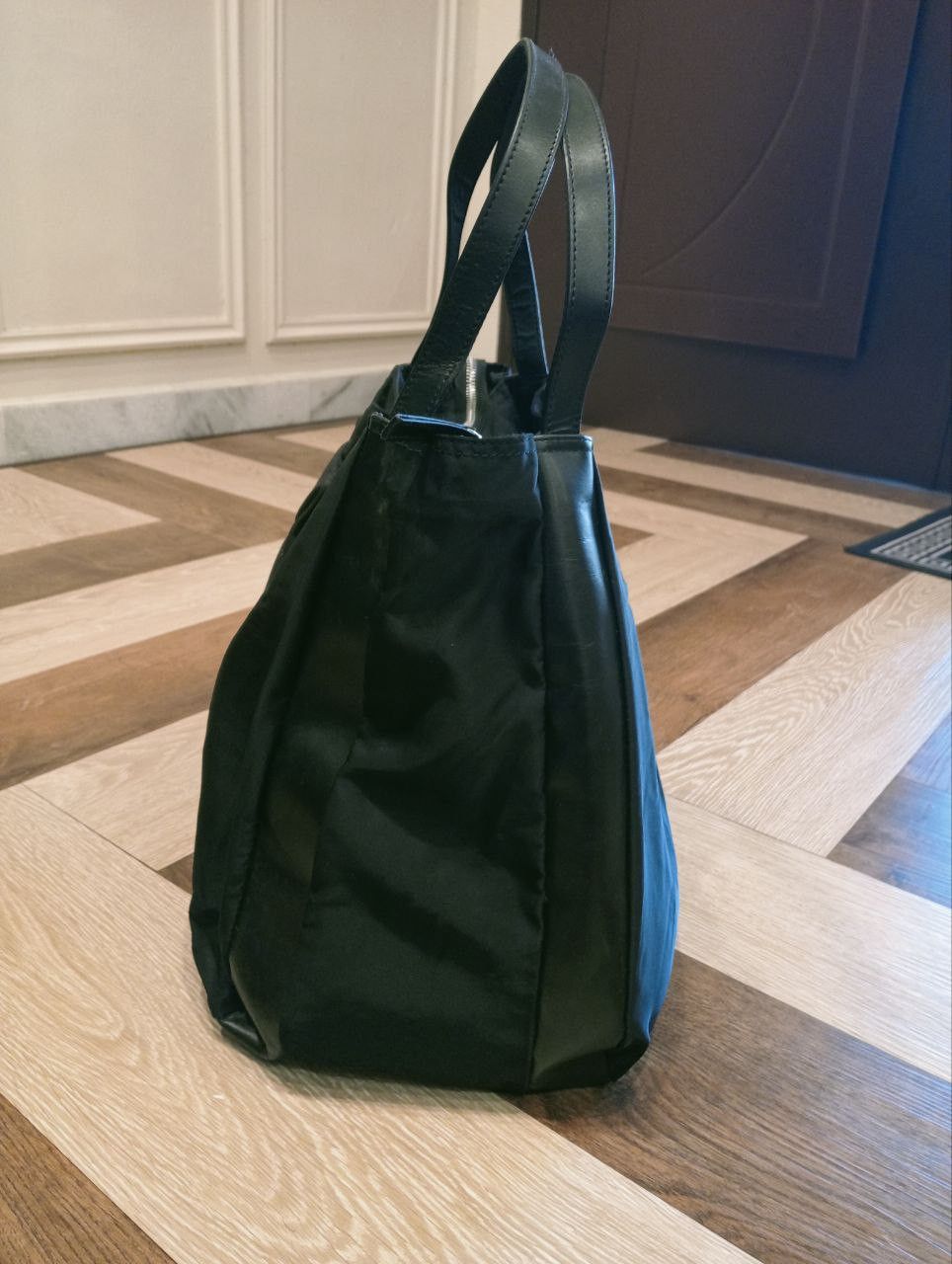 Yohji Yamamoto YOHJI YAMAMOTO Y'SACCS LEATHER + CANVAS TOTE BAG Size ONE SIZE - 7 Thumbnail