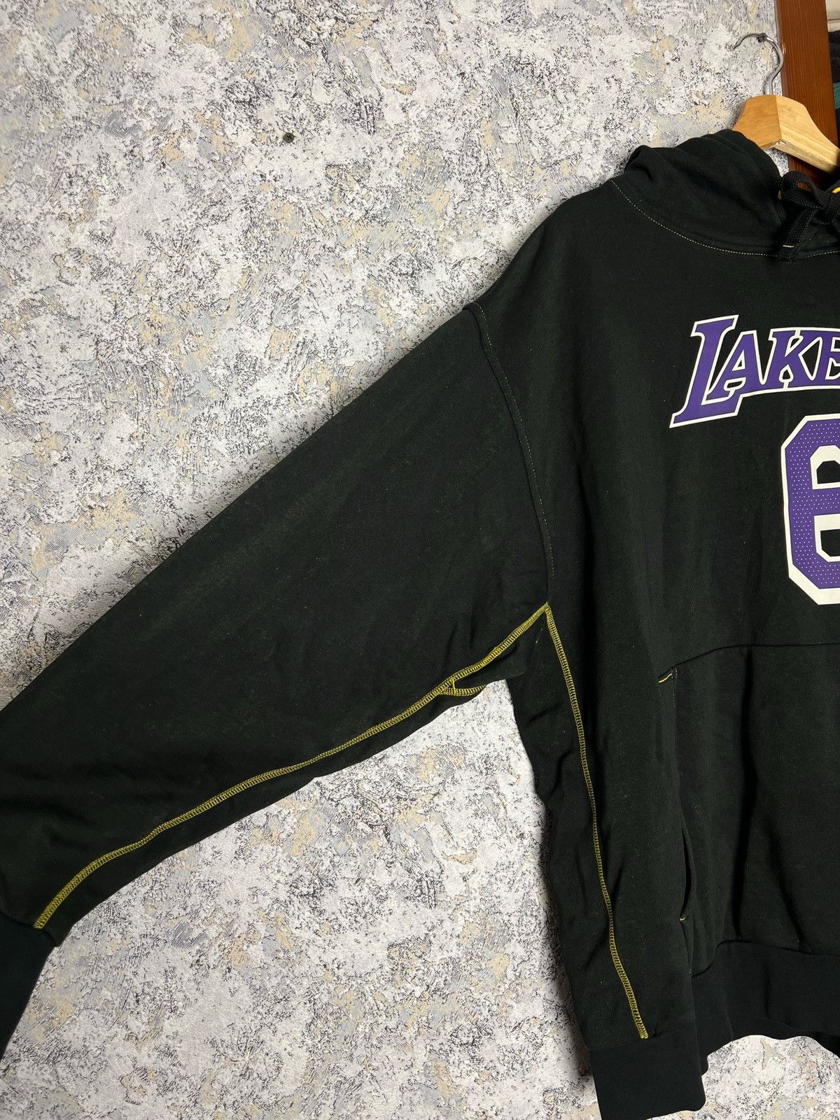 NBA Nike x NBA Lakers James 6 Big Logo Basketball Hoodie Size US XL / EU 56 / 4 - 5 Thumbnail