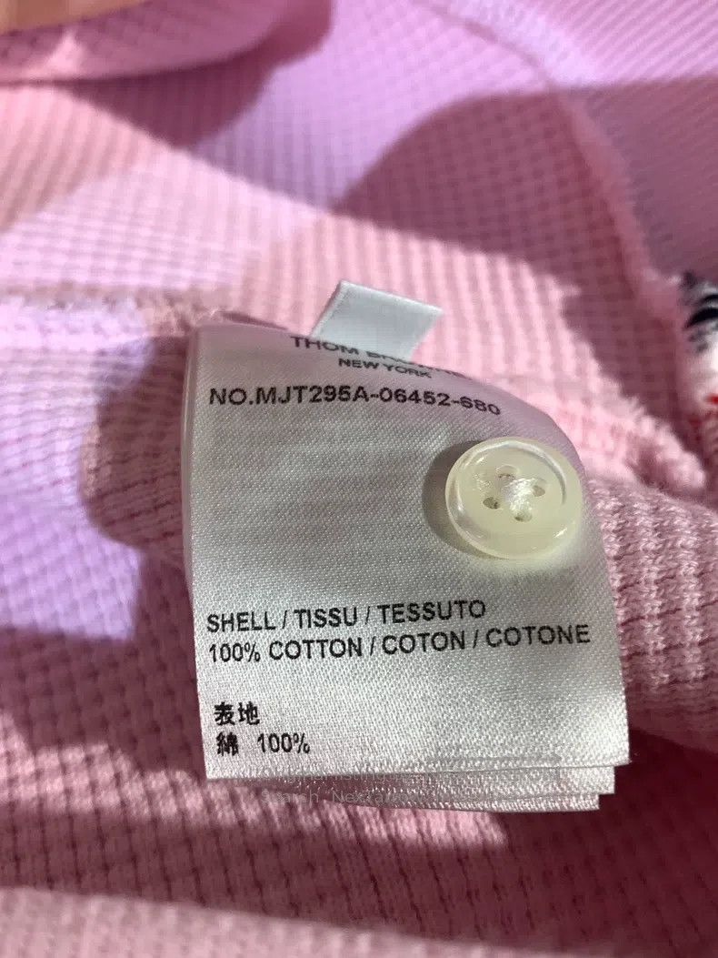 Thom Browne Thom Browne Pink T-Shirt Size XS / US 0-2 / IT 36-38 - 6 Thumbnail