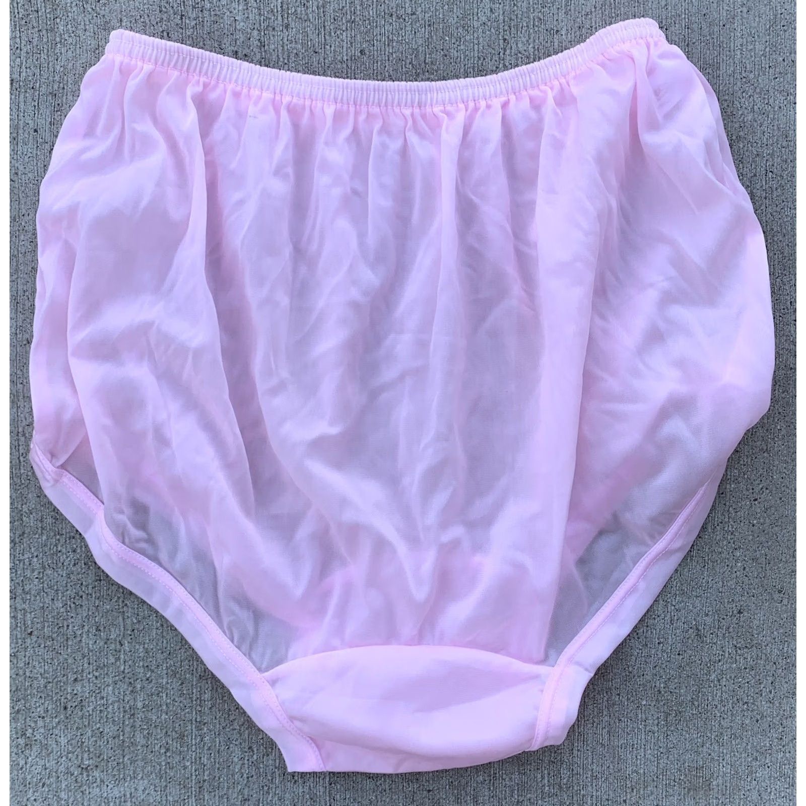 Vintage VINTAGE Gragero Panties Briefs Pink Nylon Size L Women Size 36" / US 14 / IT 50 - 3 Thumbnail