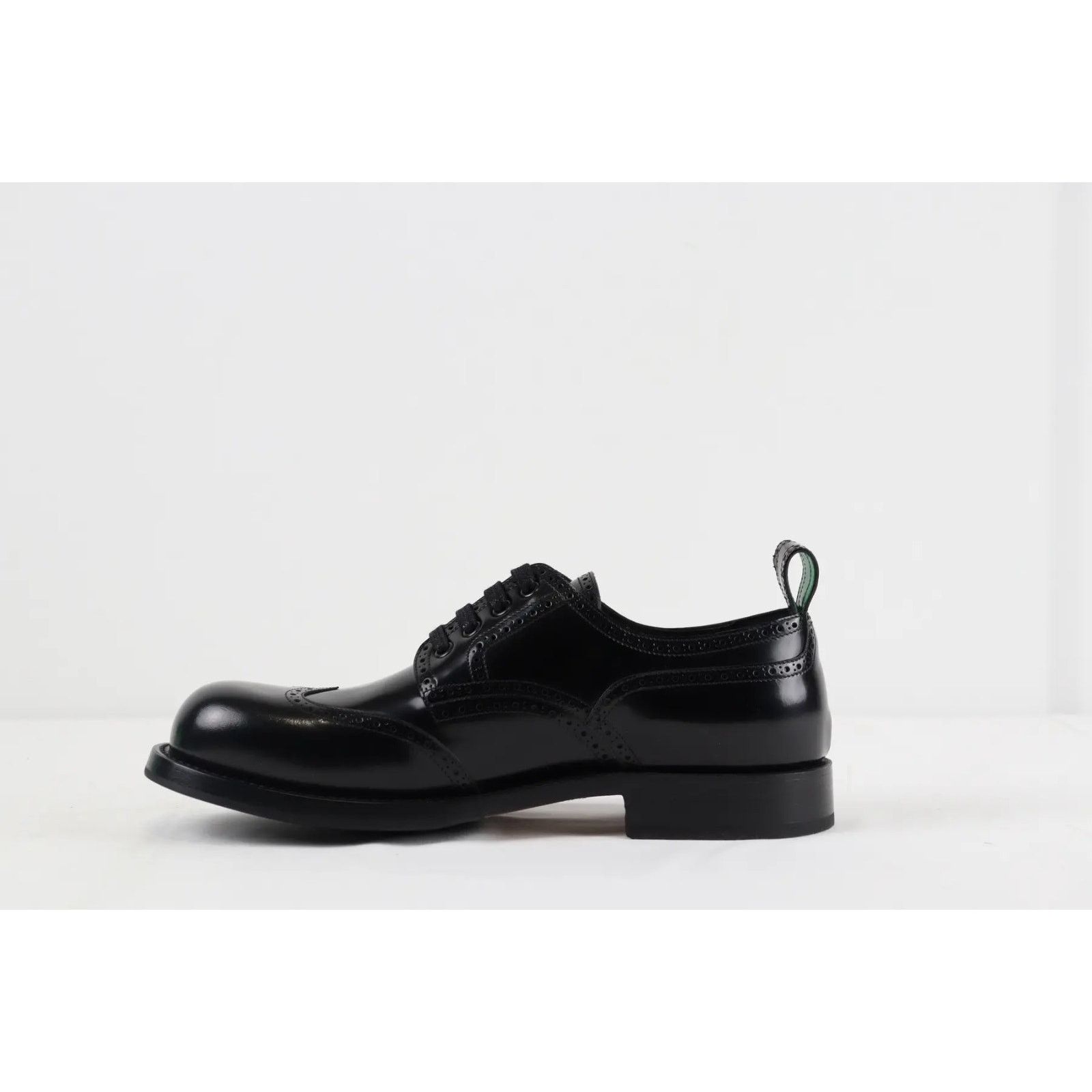 Bottega Veneta o1rshd Lace Up Leather Boots in Gloss Vinyl in Black Size US 9 / EU 42 - 3 Thumbnail