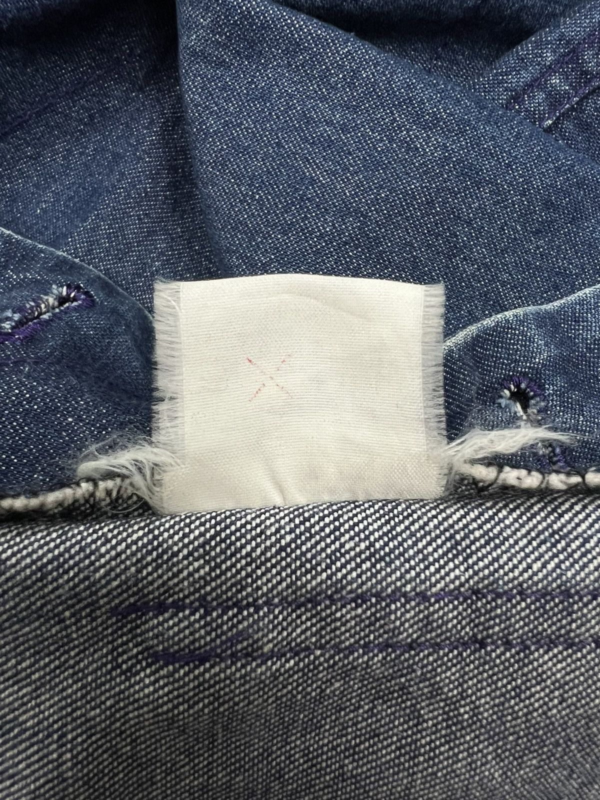 Japanese Brand Vintage Bustle Ditch Dirty Distressed Denim Jacket Size US XXS / EU 40 - 10 Thumbnail