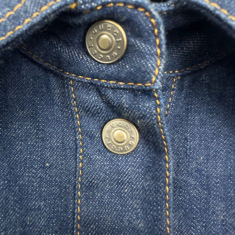Gucci Gucci Dark blue denim dress Size S / US 4 / IT 40 - 4 Thumbnail