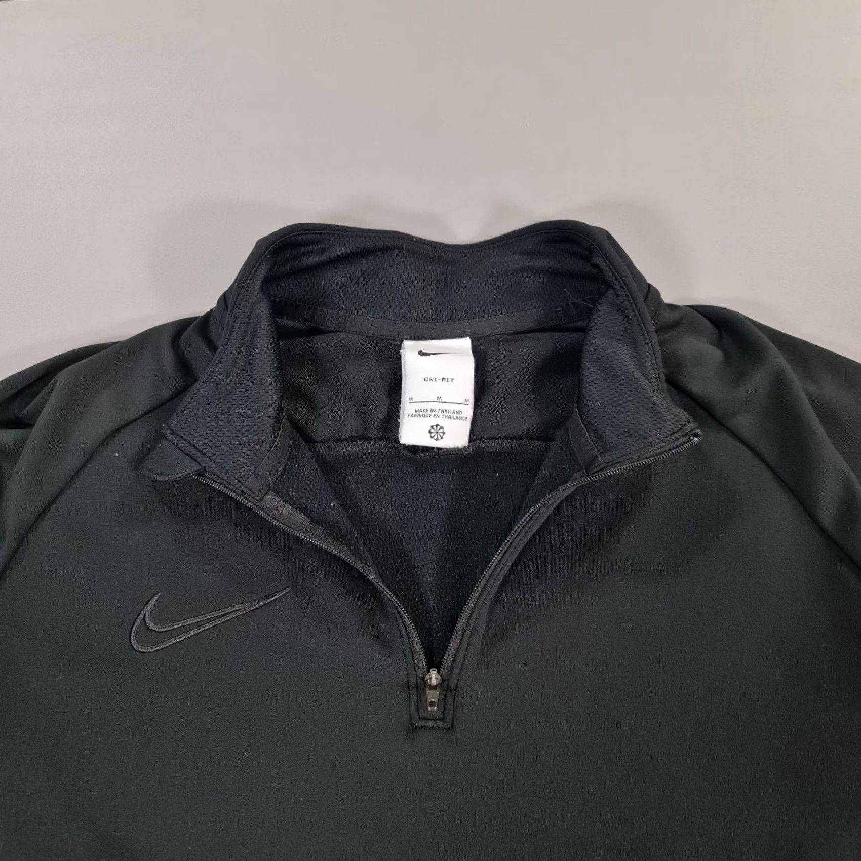 Nike Nike Mens Drill Top Black Medium Dri-FIT Academy Soccer Quarter Zip CW6110 011 Size US M / EU 48-50 / 2 - 2 Thumbnail