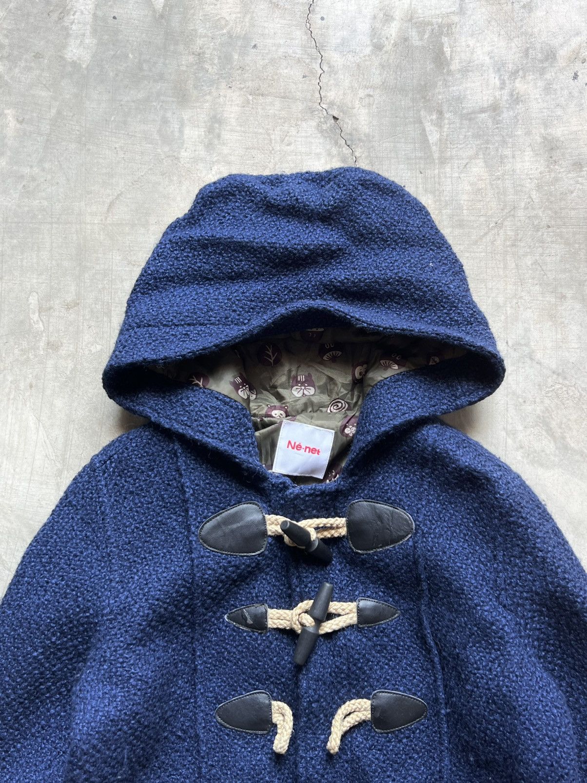 Issey Miyake Ne-Net Issey Miyake Duffle Hoodie Coat Size US XXS / EU 40 - 13 Thumbnail