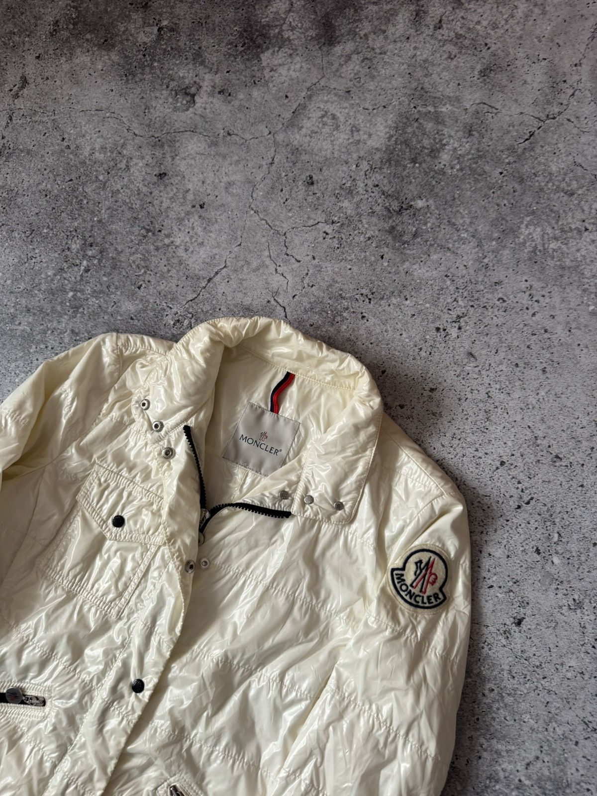 Moncler Moncler Jacket Lampo Classic Tissu Stoff Tessuto Venan Italy Size S / US 4 / IT 40 - 3 Thumbnail