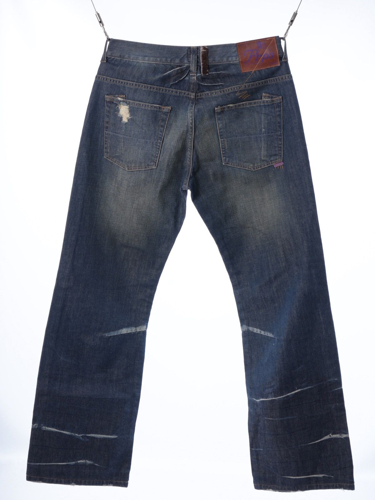 Prps PRPS Distressed Baggy Denim Jeans w31 Size US 31 - 2 Thumbnail