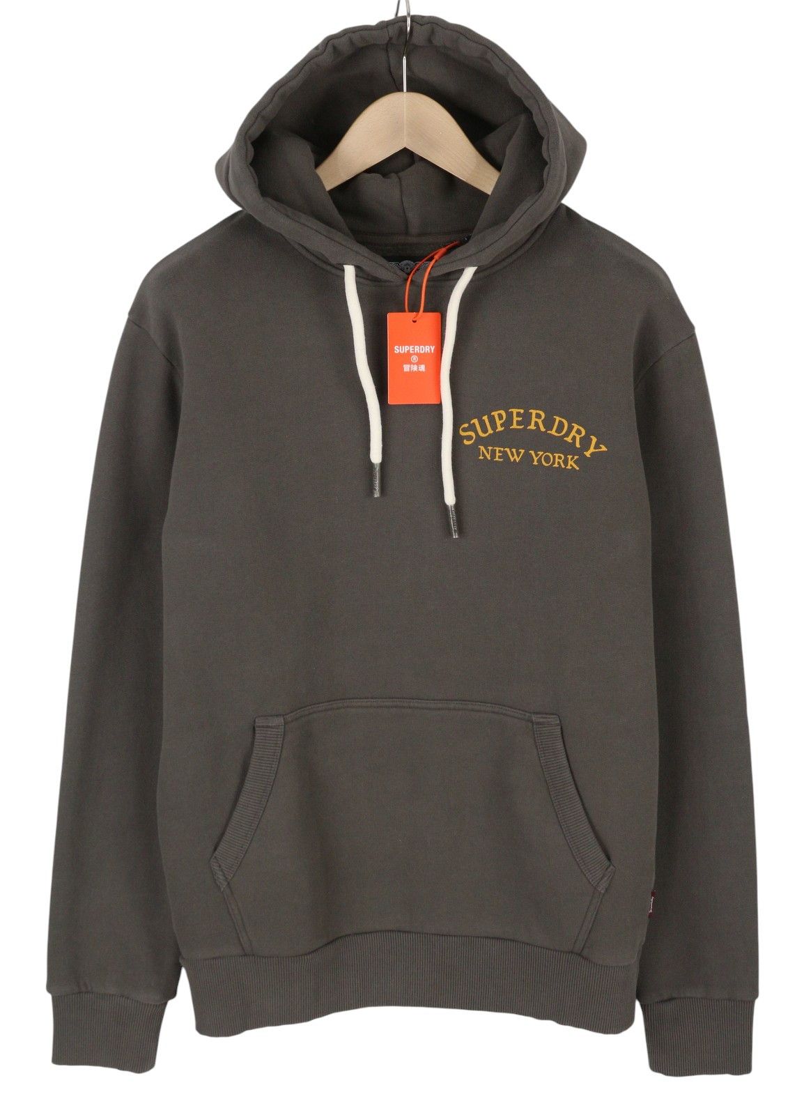 Superdry TATTOO BACK M Grey Kangaroo Hoodie 87127 Size US M / EU 48-50 / 2 - 2 Thumbnail