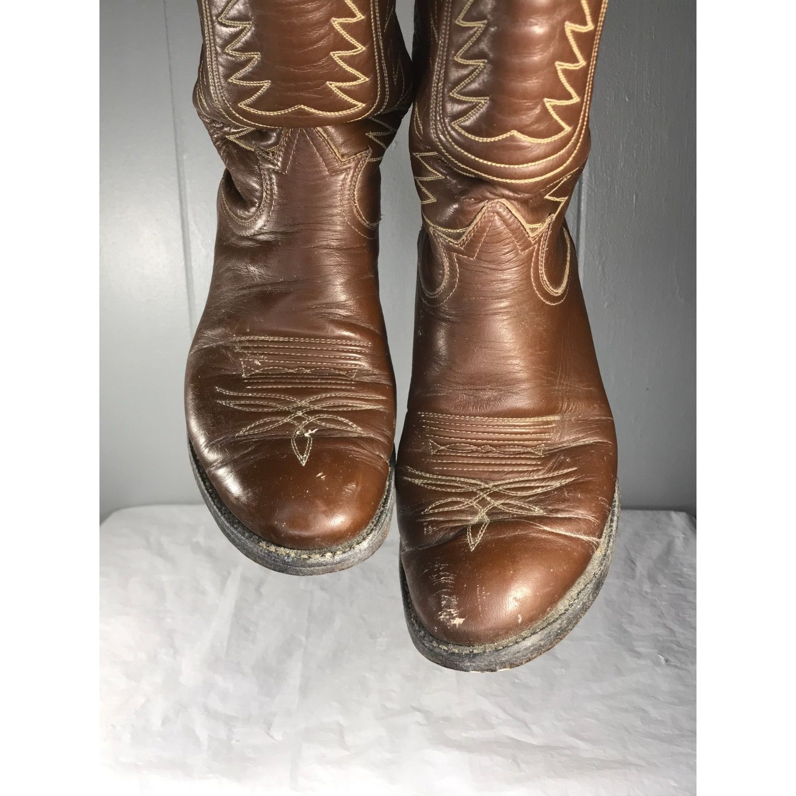 Tony Lama Vintage Tony Lama Buckaroo Cowboy Boots Size Womens 8.5-9 D Size US 8.5 / IT 38.5 - 6 Thumbnail