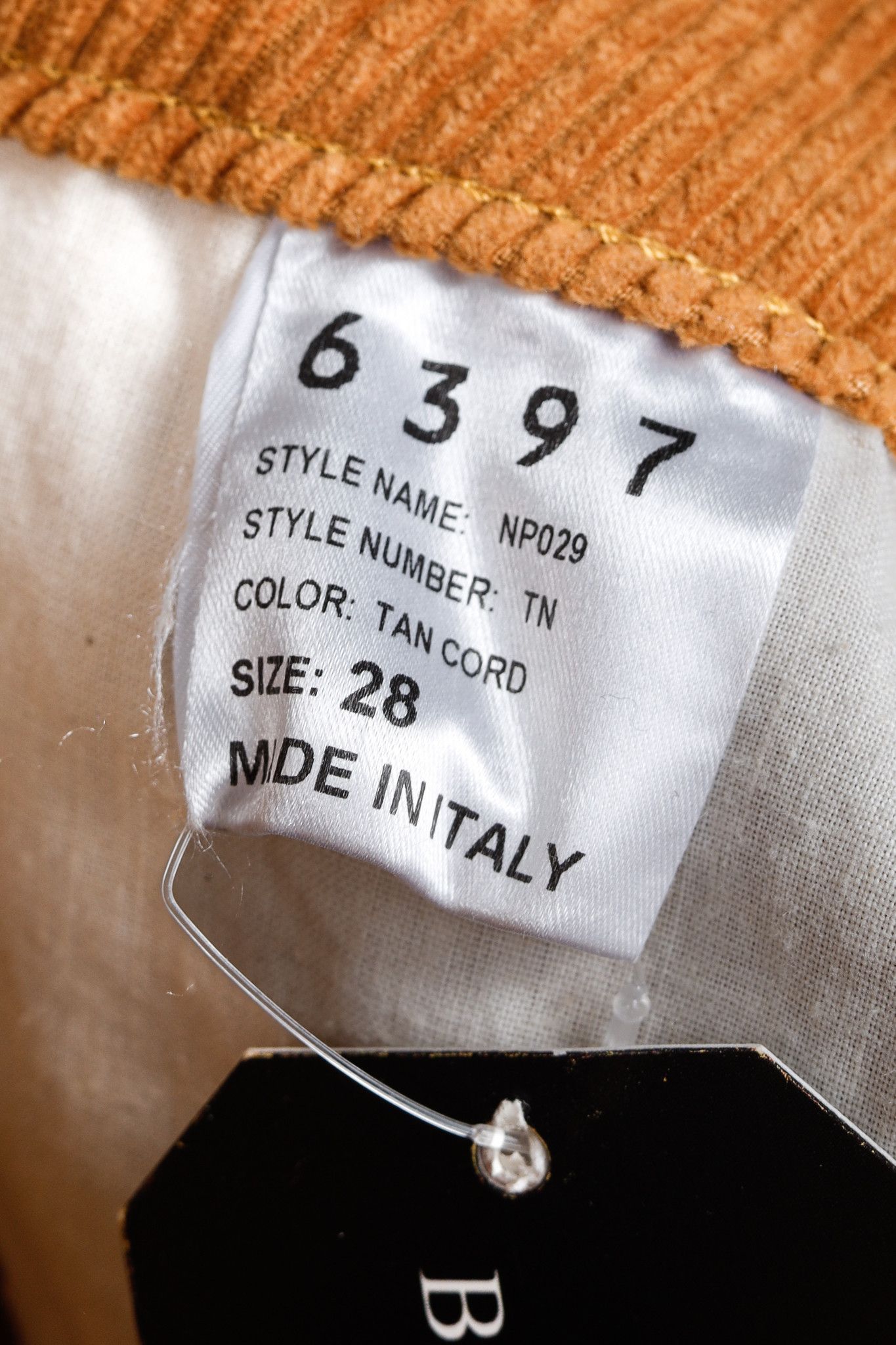 6397 6397 Shorty Tan Corduroy Pants Size 32" / US 10 / IT 46 - 10 Thumbnail