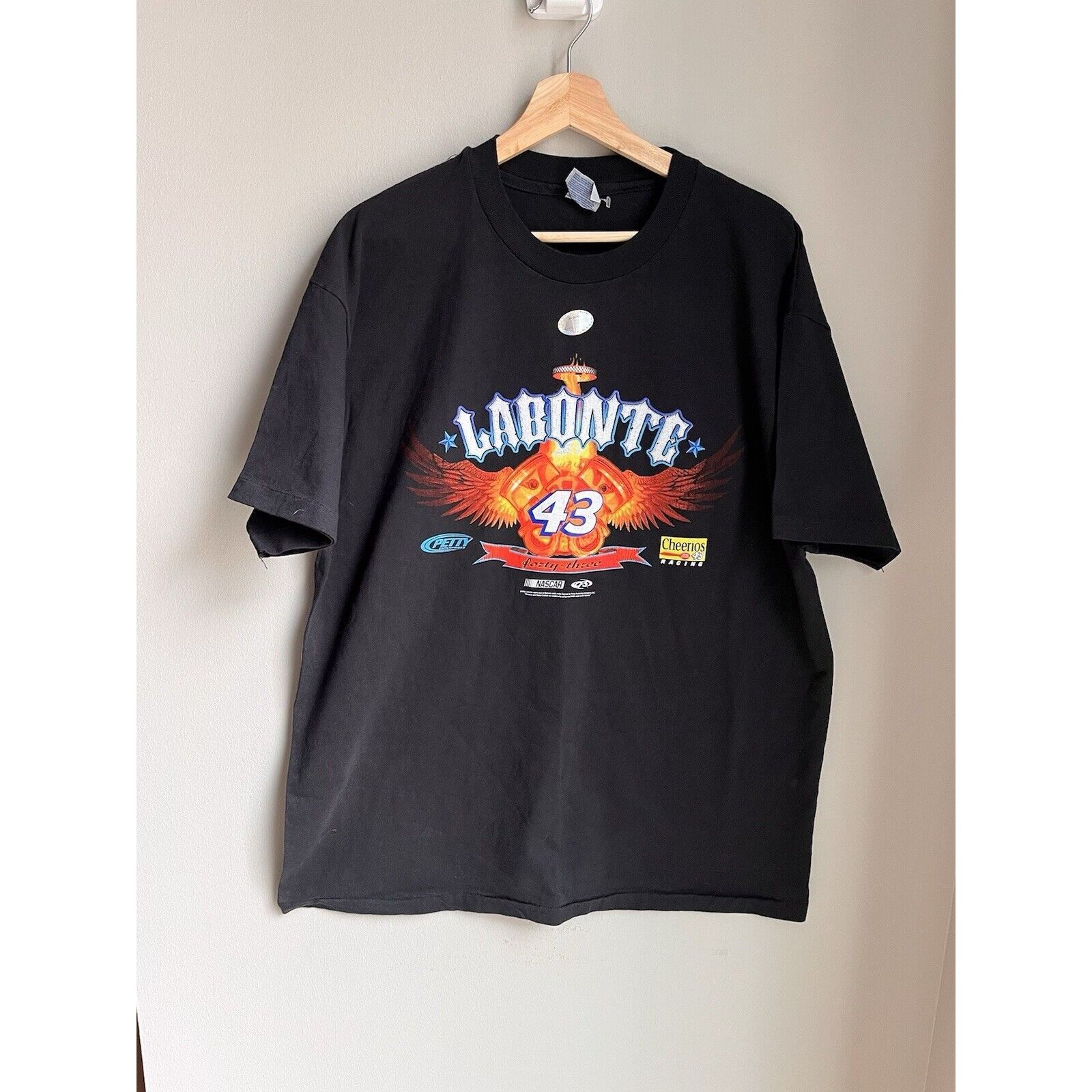 NASCAR VINTAGE SINGLE STITCH NASCAR LABONTE T SHIRT SIZE LARGE 90S Size US L / EU 52-54 / 3 - 1 Thumbnail