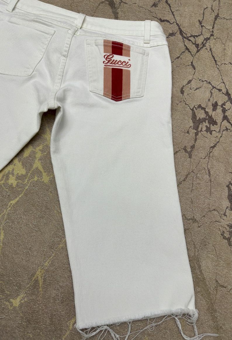 Gucci Luxury Gucci Denim Short Pants Bermudas Size 44 IT 31 32 in Size US 28 / EU 44 - 4 Thumbnail