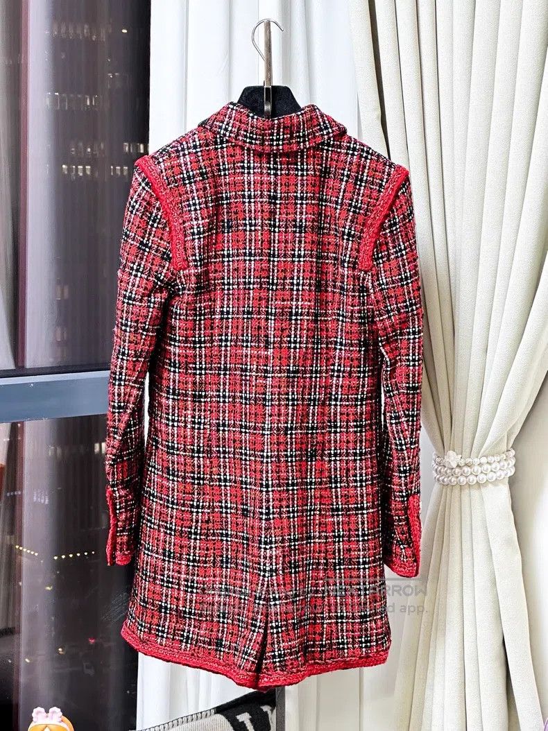 Chanel Chanel Plaid tweed double-breasted jumpsuit Size 24" / US 00 / IT 34 - 3 Thumbnail