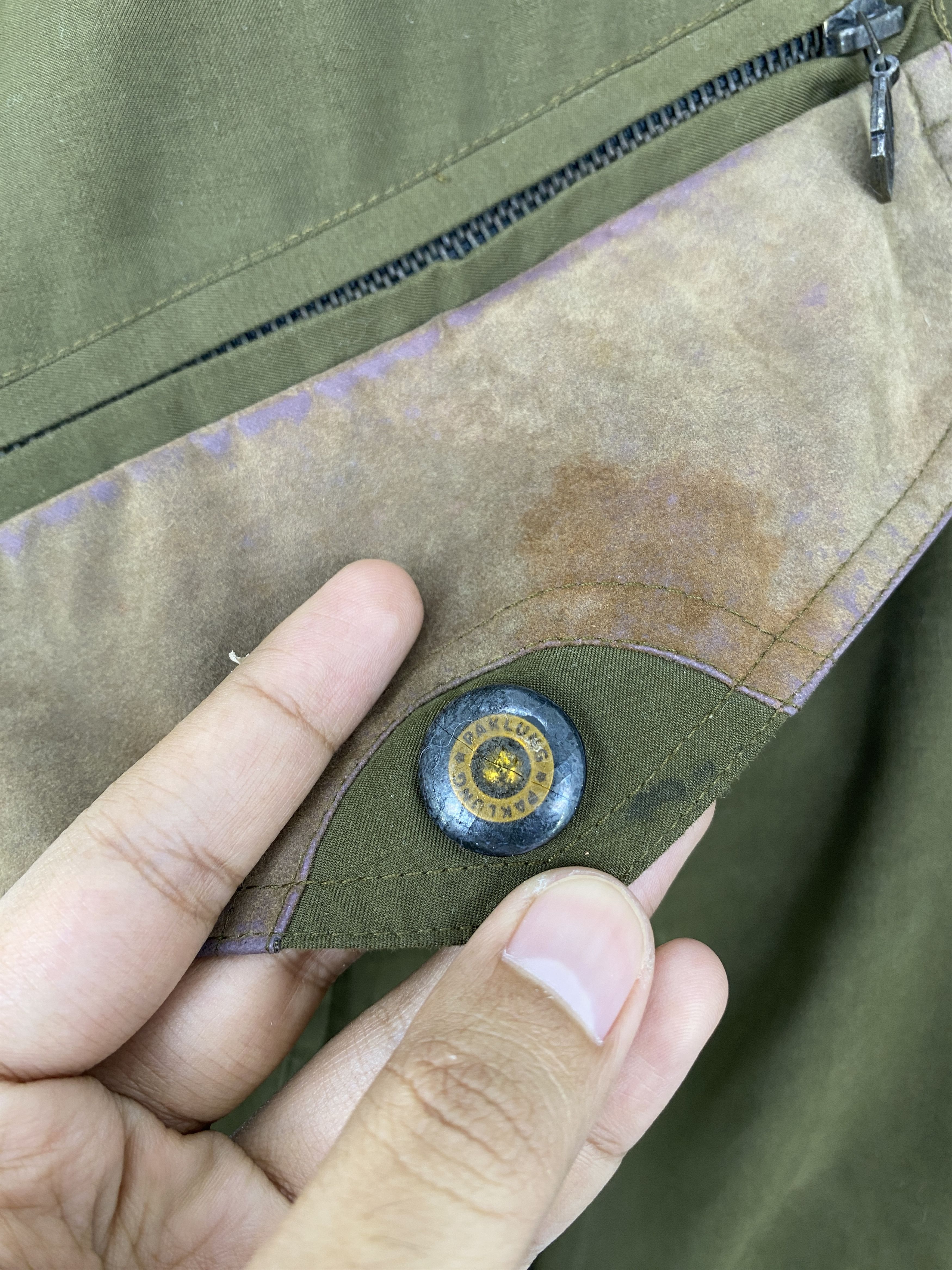 Japanese Brand Vtg Japanese Brand Double Pocket Zipper Green Jacket JA0103 Size US L / EU 52-54 / 3 - 13 Thumbnail