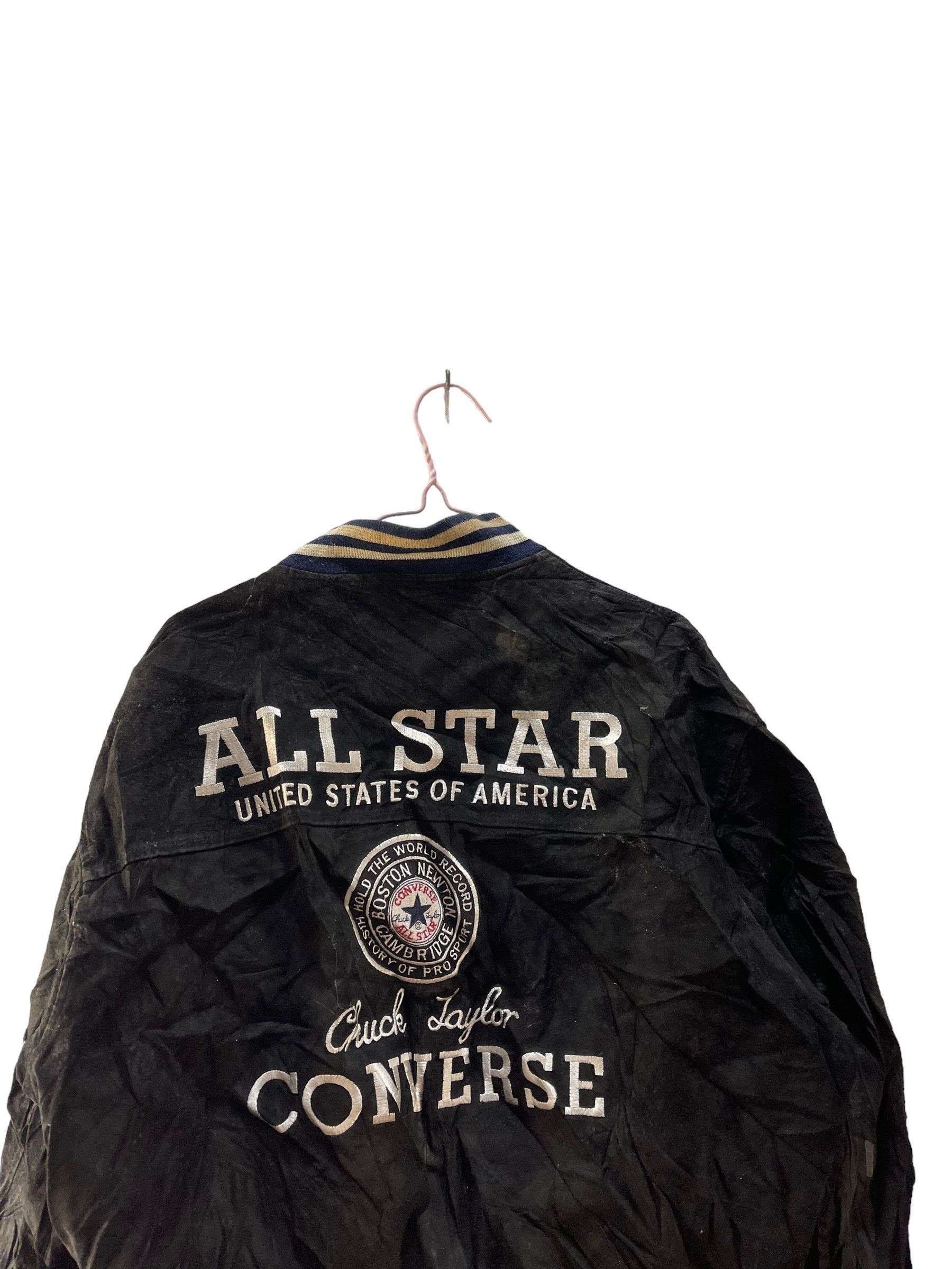 Converse Vintage Converse Chuck Taylor Pig Leather Varsity Jacket Size US M / EU 48-50 / 2 - 8 Thumbnail