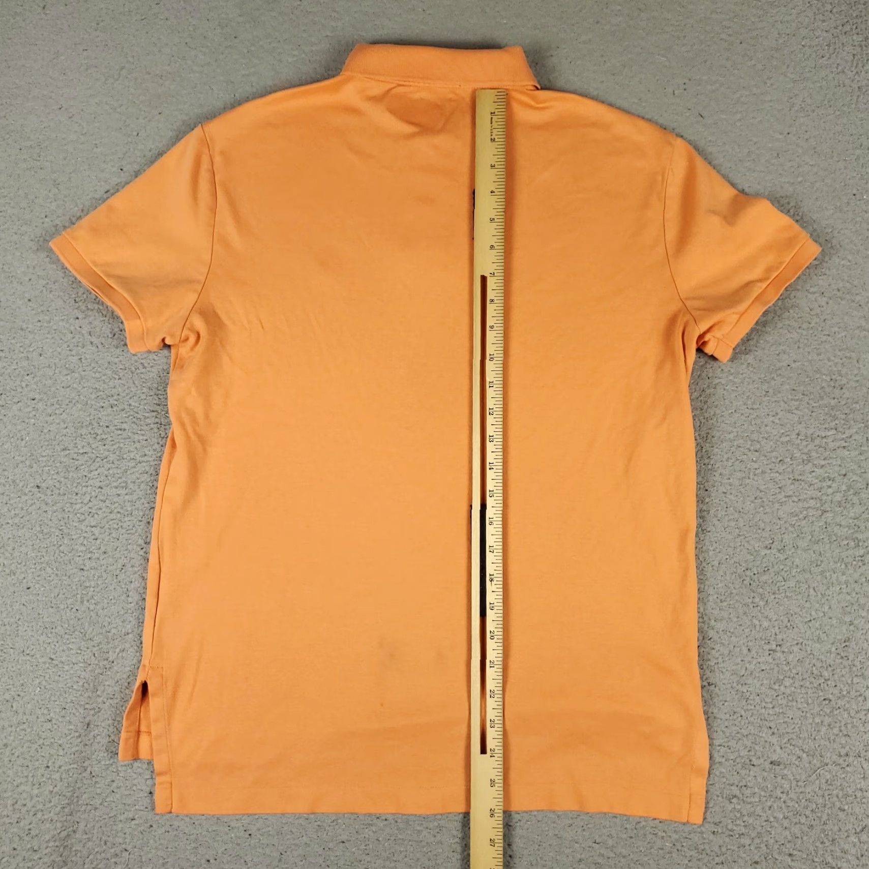 Ralph Lauren Ralph Lauren Polo Shirt Mens Medium Orange Casual Short Sleeve Solid Classic Preppy Size US M / EU 48-50 / 2 - 5 Thumbnail