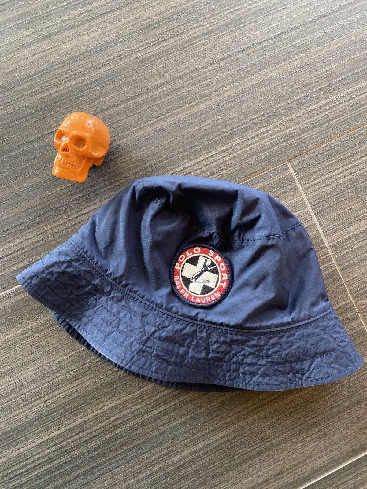 Polo Ralph Lauren × Vintage Vintage Polo sport suicide ski logo bucket hat Size ONE SIZE - 1 Thumbnail