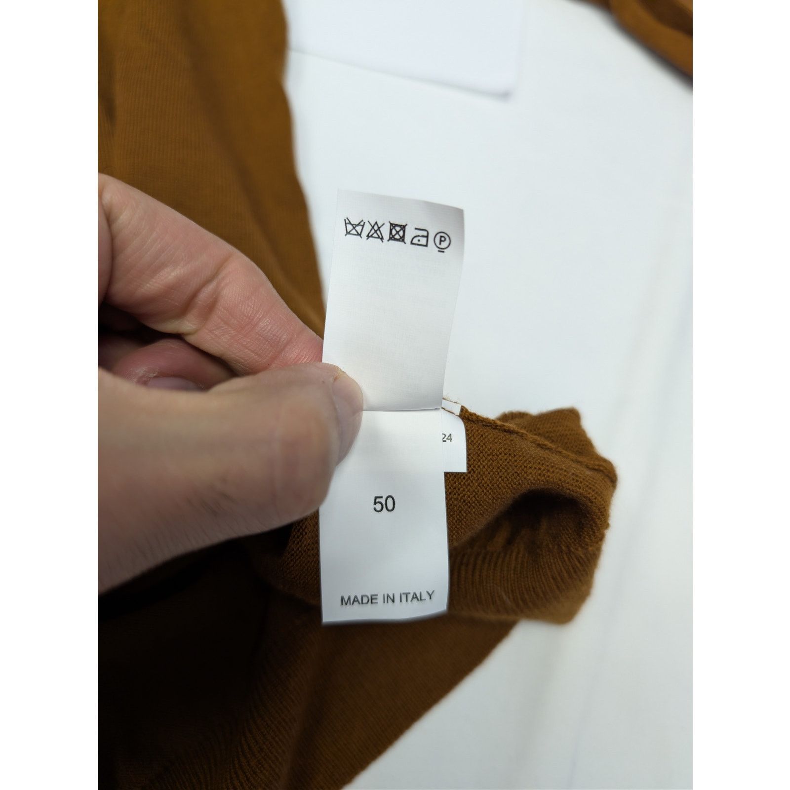 Brunello Cucinelli o1rshd1 CC20 Long-Sleeve Crewneck Sweater in Brown Size US M / EU 48-50 / 2 - 18 Thumbnail