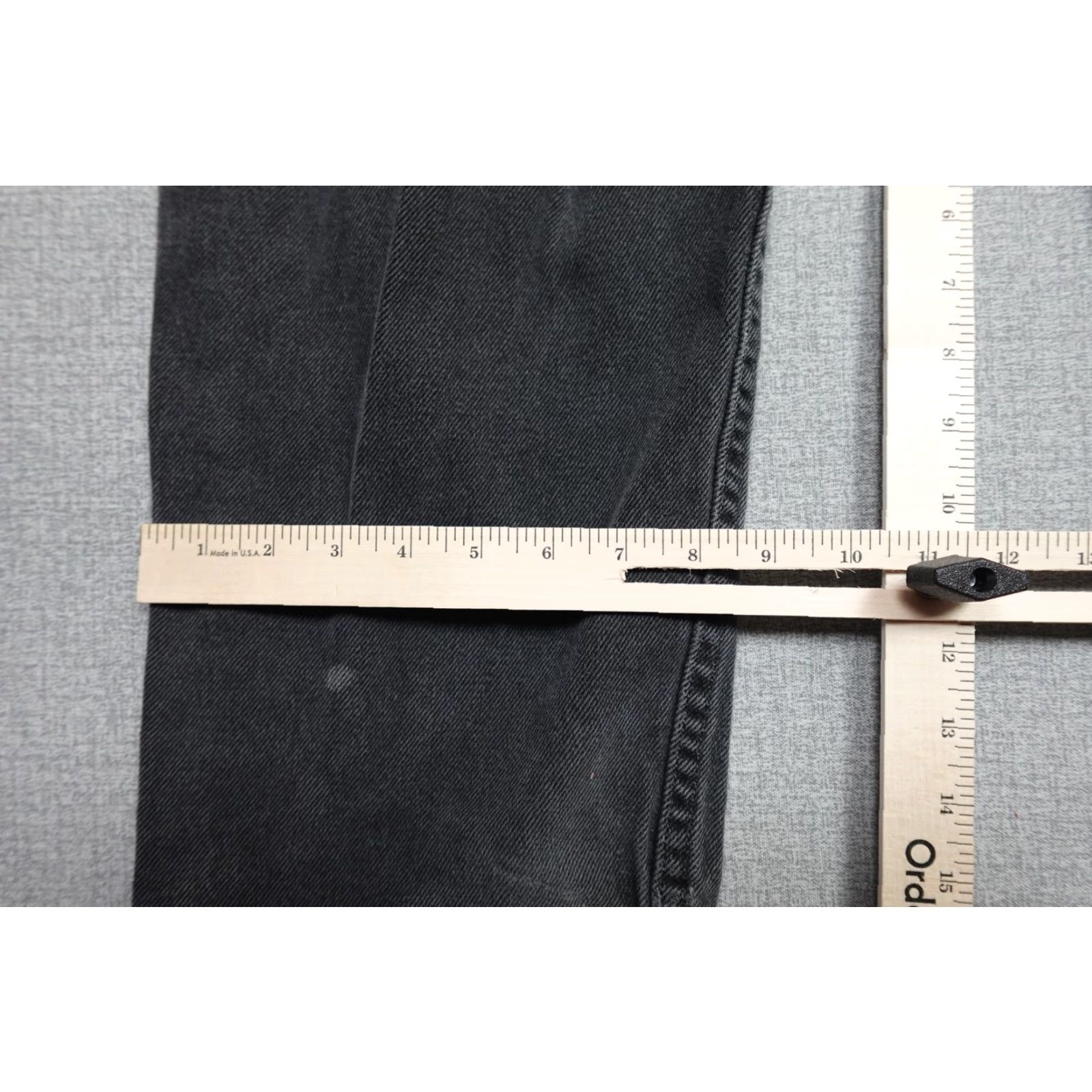 Levi's Levi's 550 Regular Fit Jeans Mens 38x30 Black Denim Regular Straight Faded Jeans Size US 38 / EU 54 - 6 Thumbnail