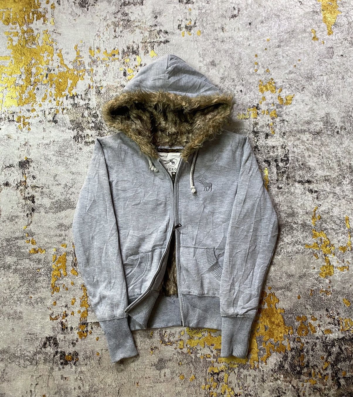 Abercrombie faux fur hoodie ifsix lgb style