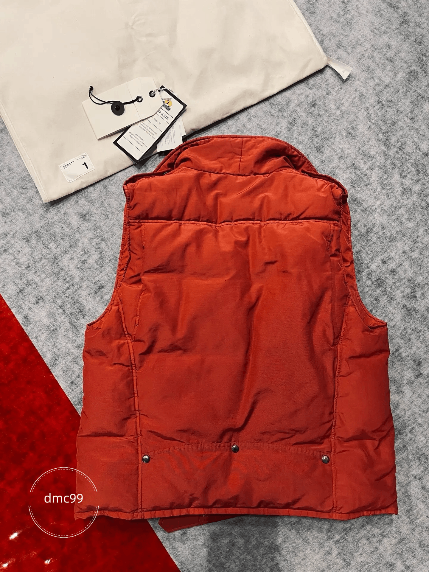 Visvim visvim strabler down vest in vibrant red Size US M / EU 48-50 / 2 - 3 Thumbnail