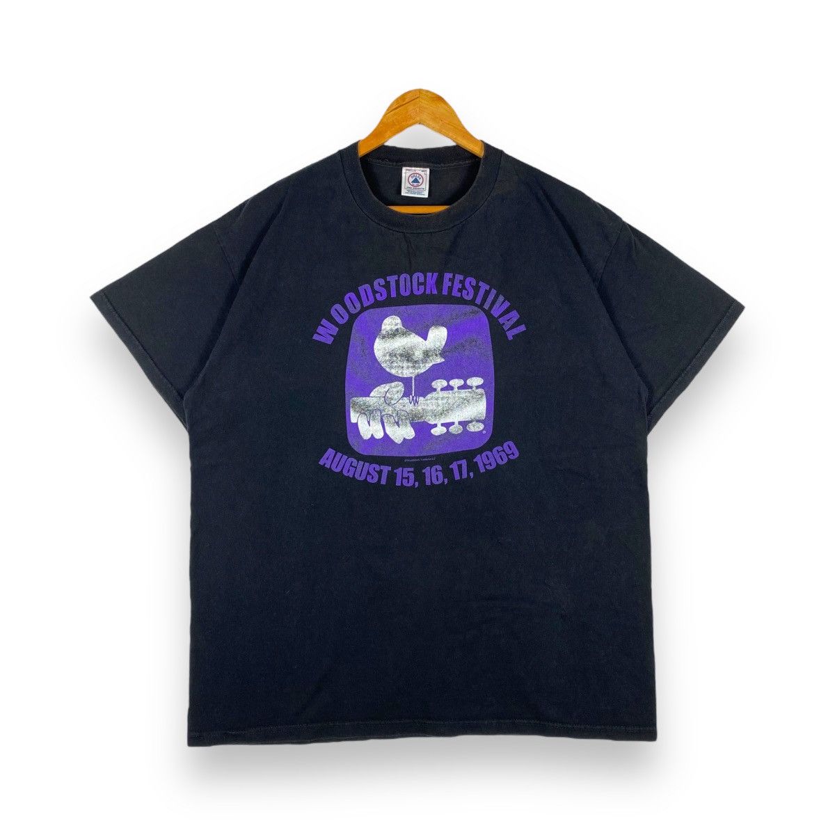 Band Tees × Vintage Vintage 90's WOODSTOCK FESTIVAL 3 Days Of Peace & Music Tee Size US L / EU 52-54 / 3 - 1 Thumbnail
