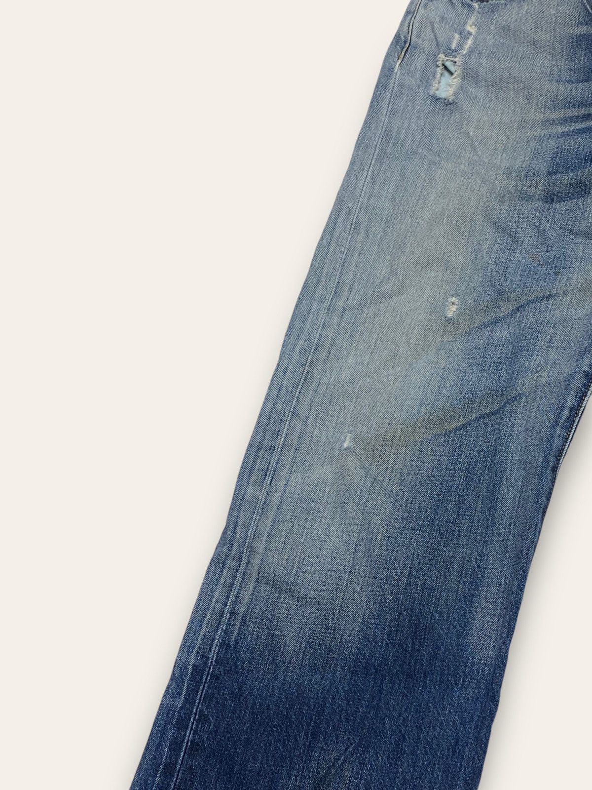 Levi's Vintage LEVIS Grunge Punk Distressed Denim Jeans 501 W35 L32 Size US 35 - 6 Thumbnail