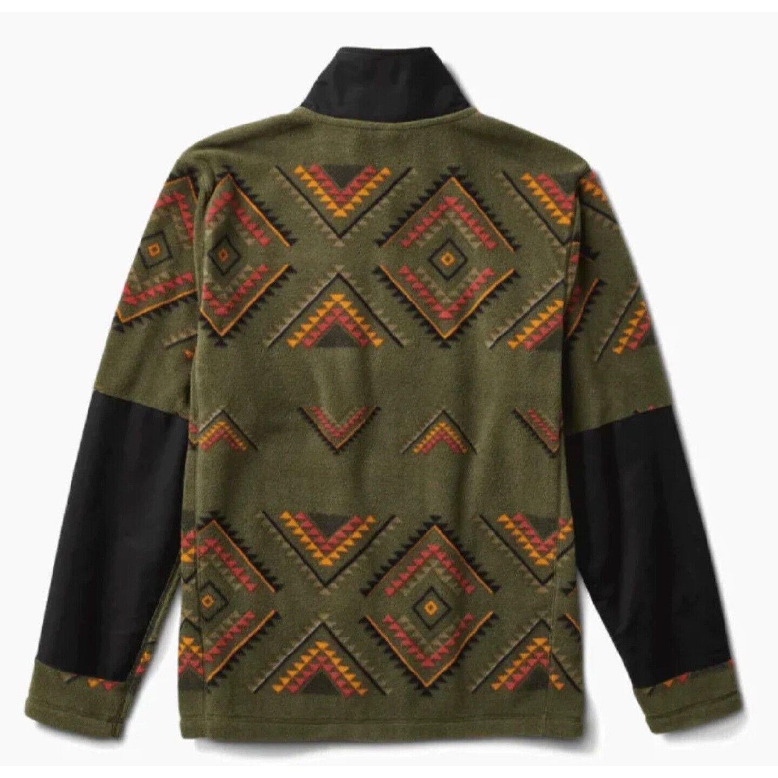 Roark Roark Fleece L Green Manawa Tapu Maori Tribal Full Zip Aztec Size US L / EU 52-54 / 3 - 5 Thumbnail