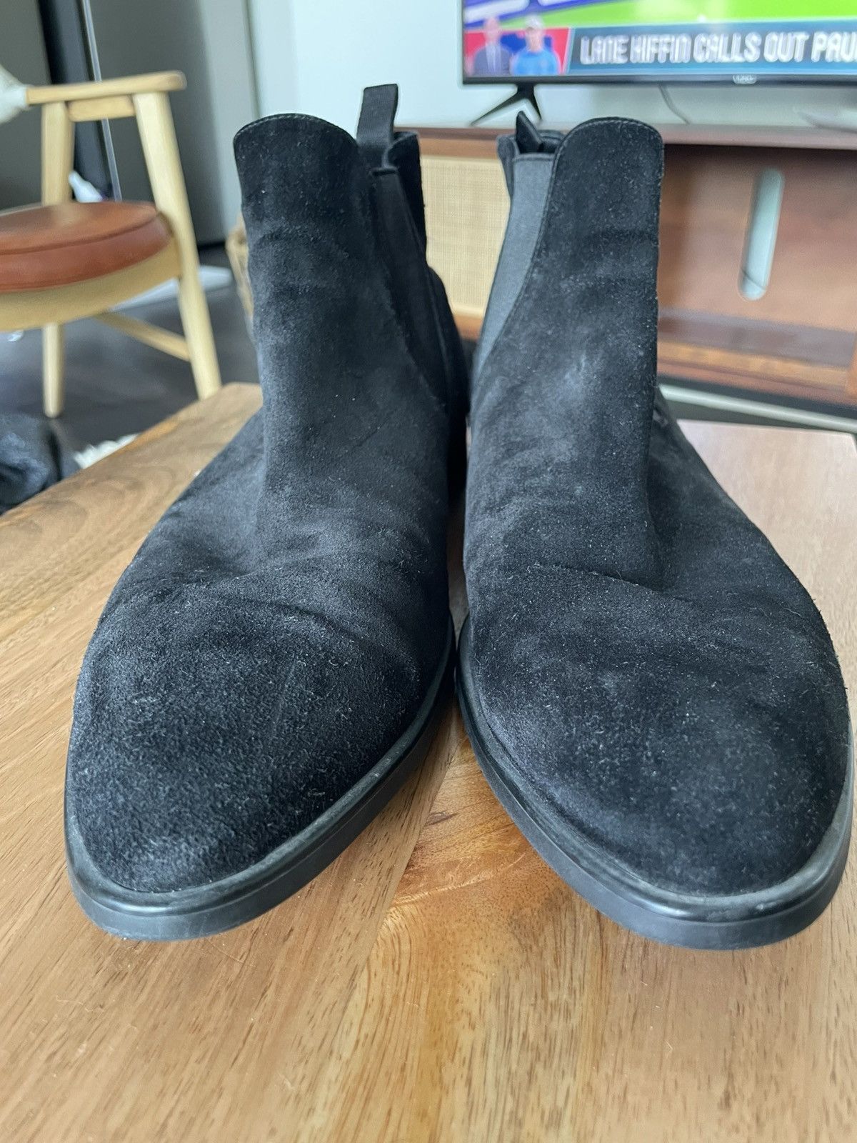 Prada Prada Suede Chelsea Boots Size US 11 / EU 44 - 2 Thumbnail