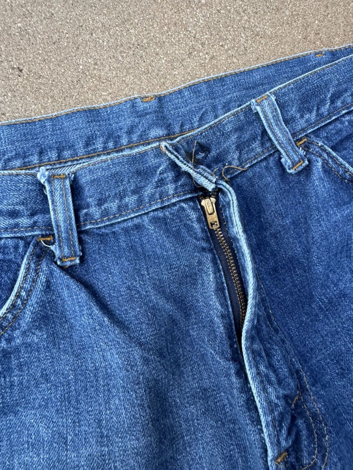 Levi's Vtg 70’s Levi’s 684 Orange Tab Bellbottom Flare Jeans 36x28 Size US 36 / EU 52 - 5 Thumbnail
