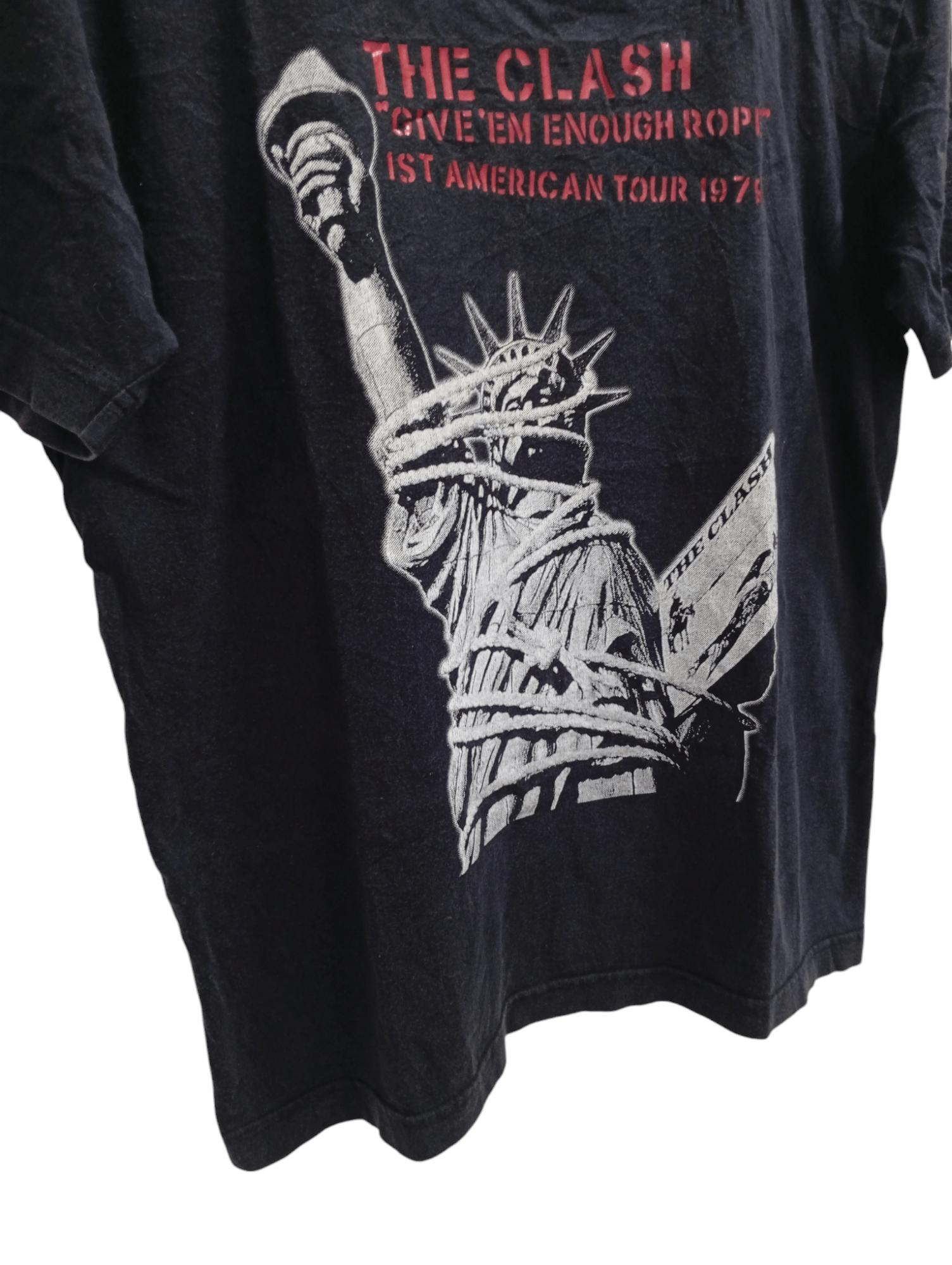 Band Tees × Vintage 🔥🔥The Clash Give'Em Enough Rope 1st American Tour 1979 Tee Size US M / EU 48-50 / 2 - 6 Thumbnail