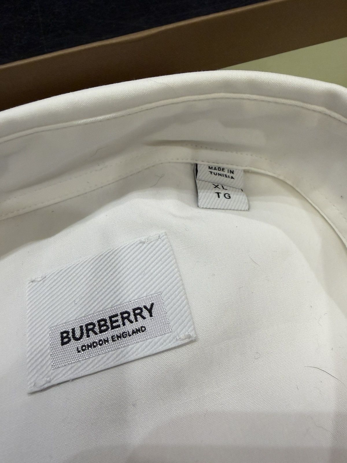 Burberry Burberry TB Button Up Shirt Size US XL / EU 56 / 4 - 2 Thumbnail