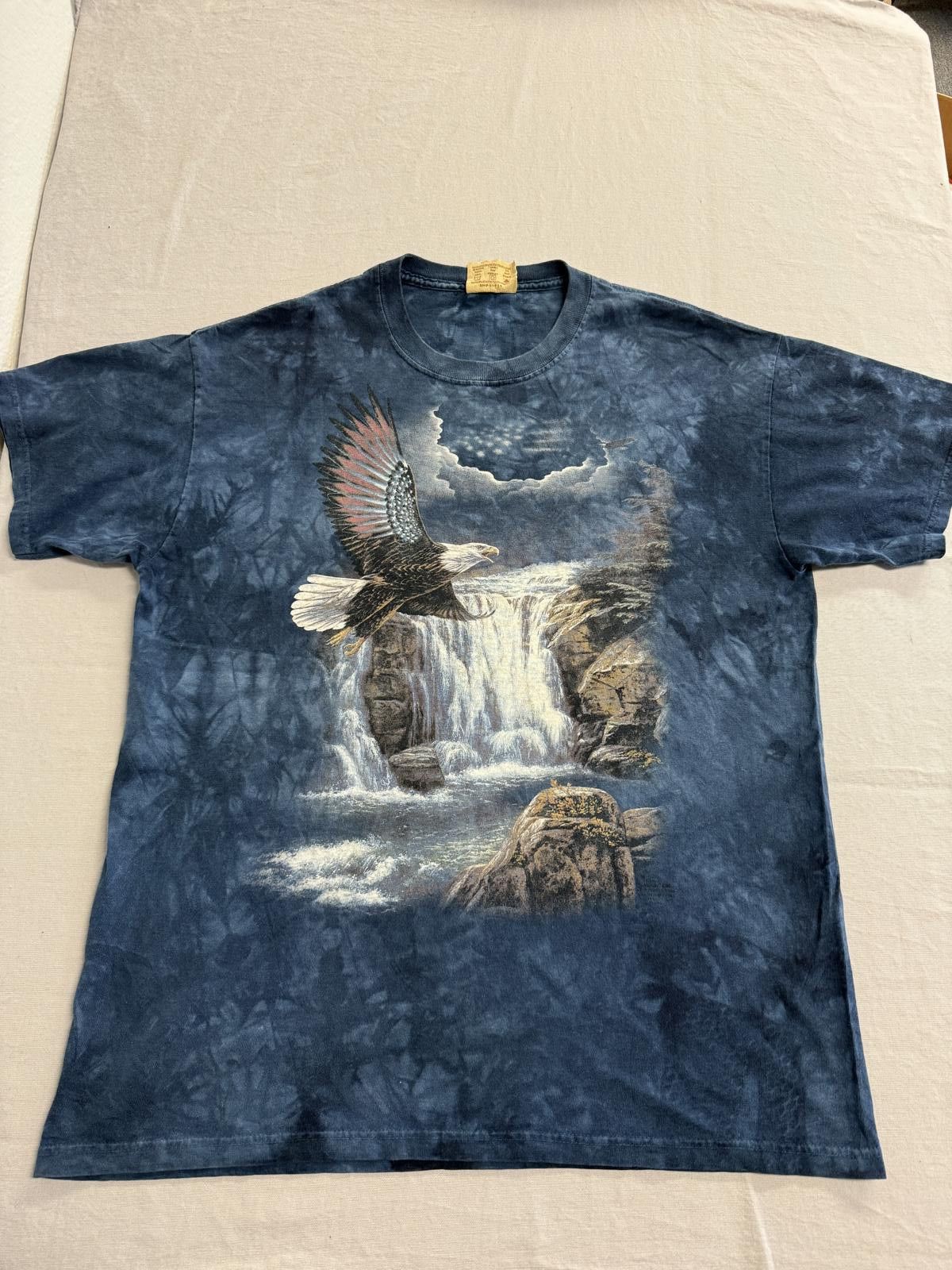 The Mountain Vintage The Mountain T-shirt American Flag Bald Eagle Tee -L Size US L / EU 52-54 / 3 - 1 Thumbnail