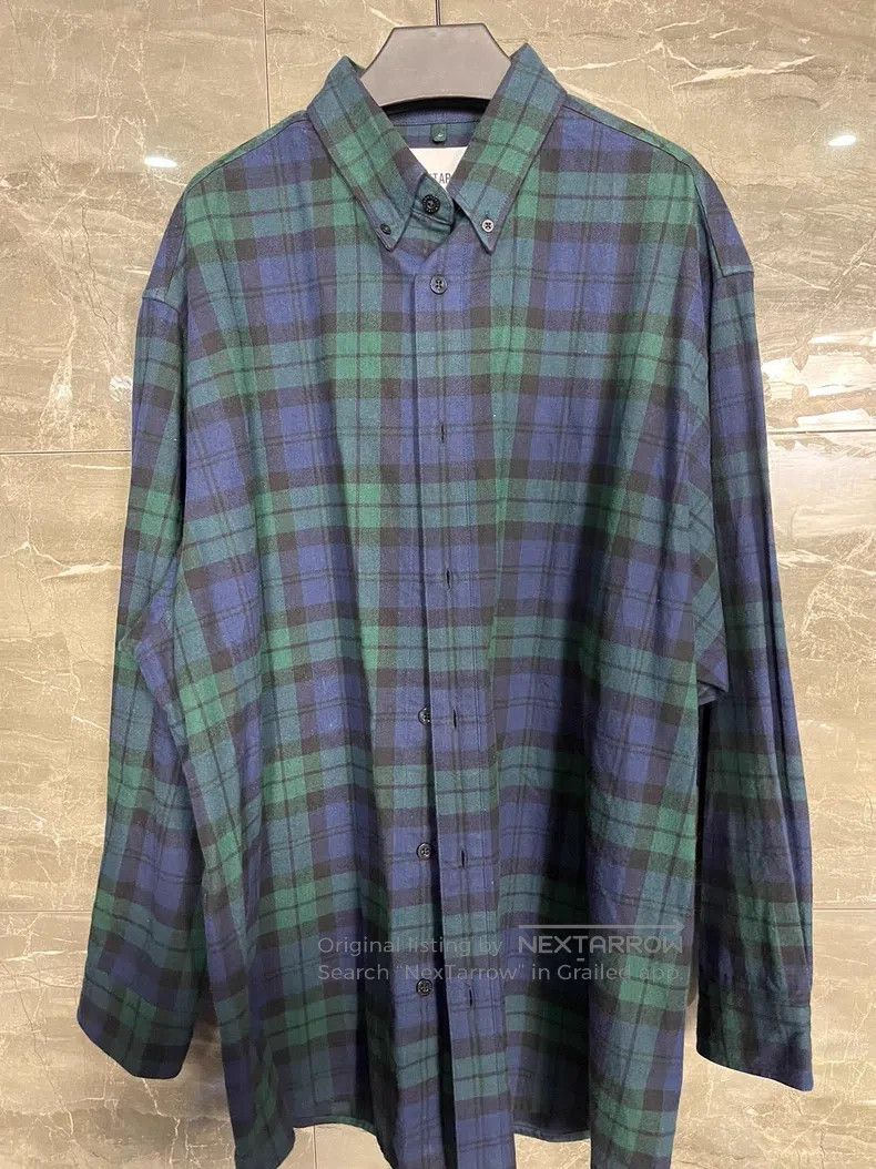 Wtaps Wtaps Blue and green checkered shirt Size US M / EU 48-50 / 2 - 1 Thumbnail