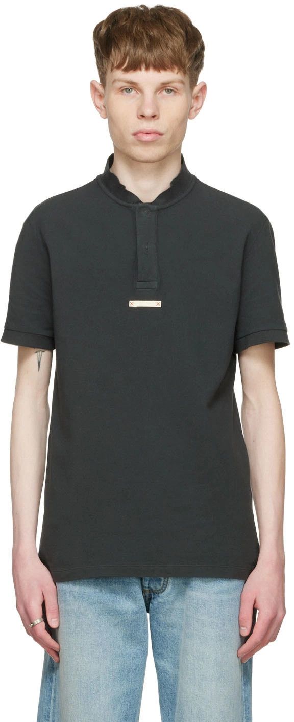 Maison Margiela o1y1224 Polo Shirt In Grey Size US XS / EU 42 / 0 - 1 Thumbnail