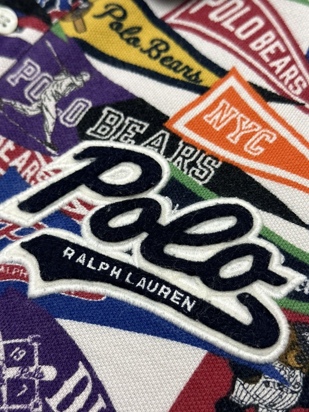 Polo Ralph Lauren Polo Ralph Lauren Art Deco Pennant Stadium Bears Shirt 3XL Size US XXL / EU 58 / 5 - 9 Thumbnail