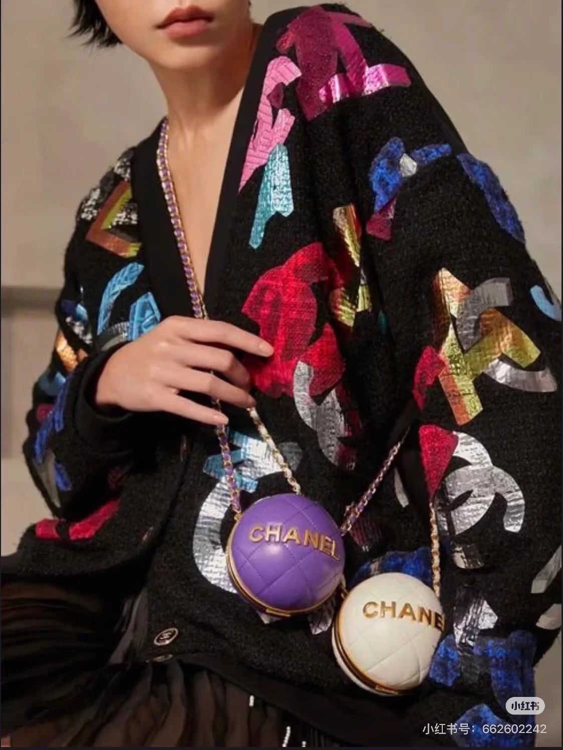 Chanel Chanel 22A Colorful CC Logo Wool Jacket 34/36 Size XS / US 0-2 / IT 36-38 - 9 Thumbnail
