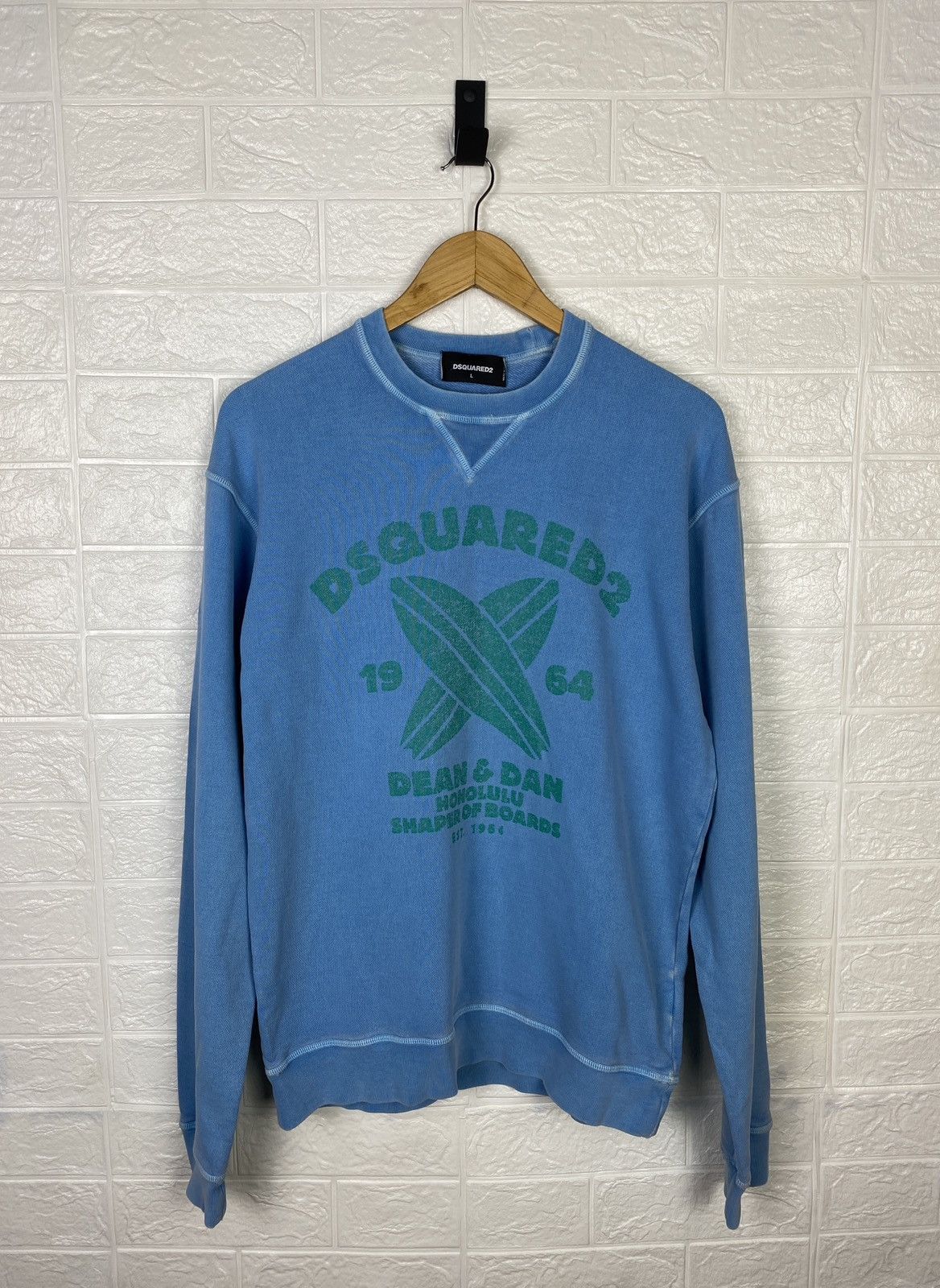 Dsquared2 DSQUARED Sweatshirt Blue Big Logo Size L Size US L / EU 52-54 / 3 - 1 Thumbnail