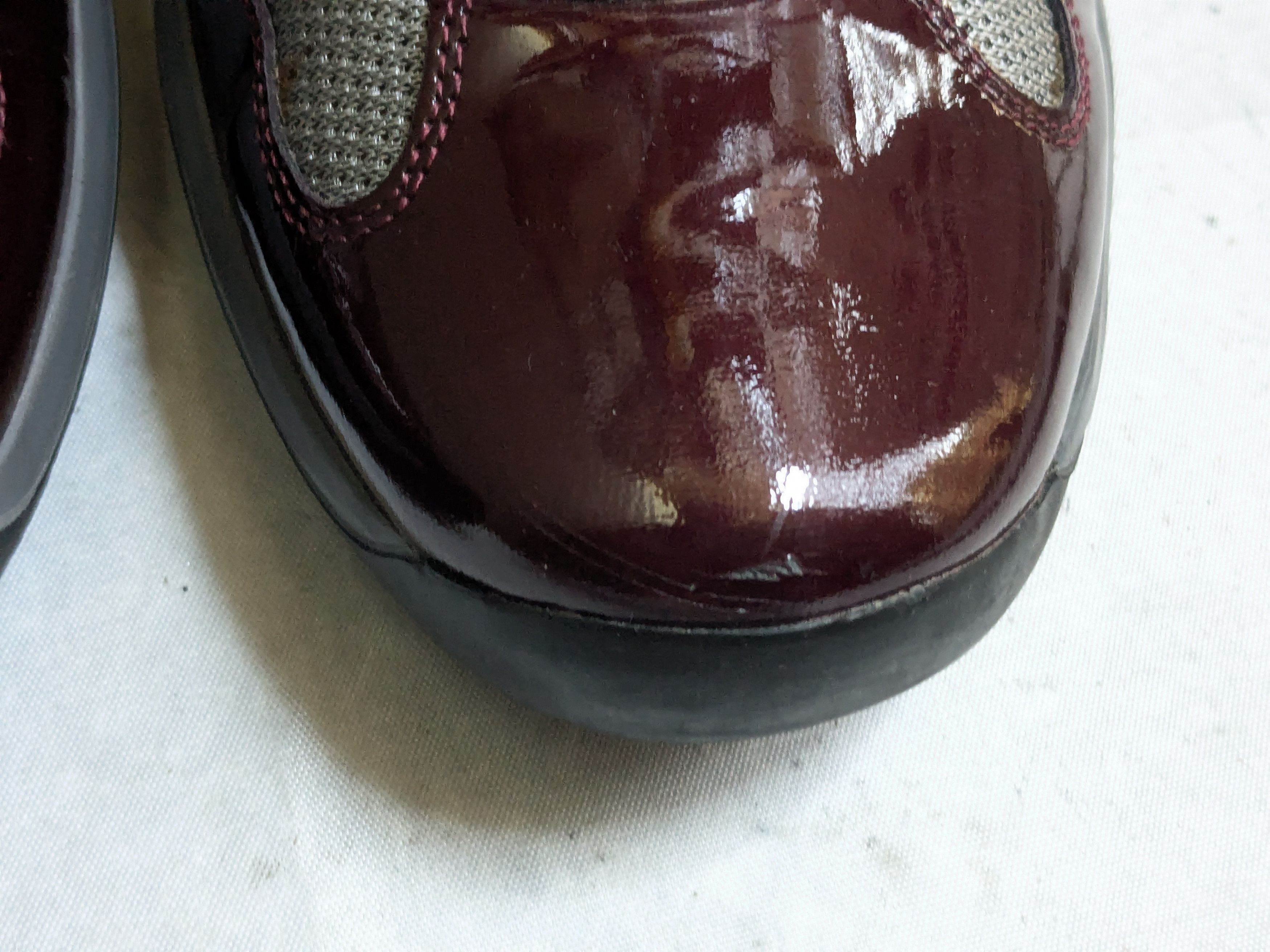 Prada Prada America's Cup Sneakers Burgundy Patent Leather 10.5 Size US 10.5 / EU 43-44 - 3 Thumbnail