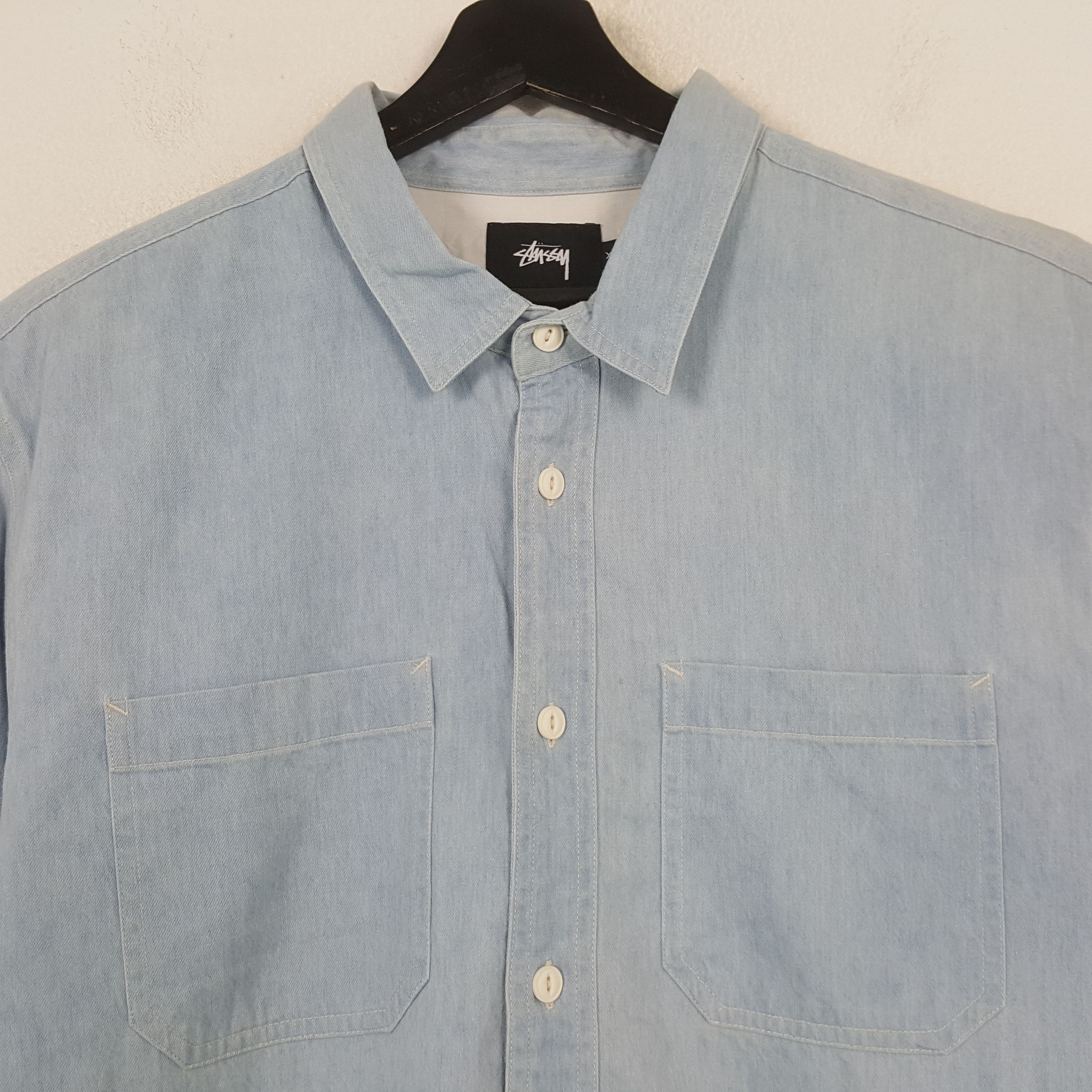 Stussy STUSSY Streetwear Style Custom Art Shirt C285N36 Size US XL / EU 56 / 4 - 4 Thumbnail