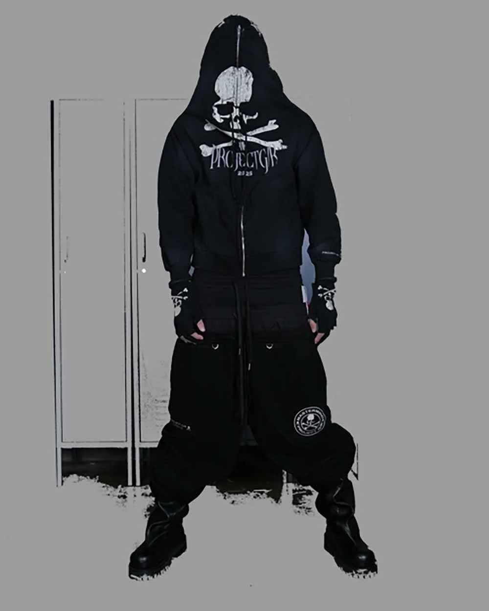 PROJECT G/R × MASTERMIND ZYGON HOODIE 3 Project G/R x Mastermind MMJ Zygon Hooded Sweatshirt Black