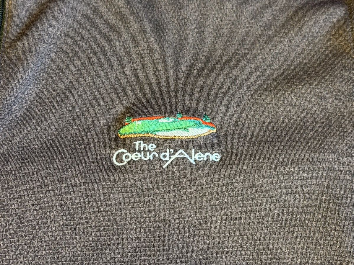 Nike Nike Golf 1/4 Zip Pullover Dri Fit Burgundy Coeur D’Alene Size US XXL / EU 58 / 5 - 4 Thumbnail
