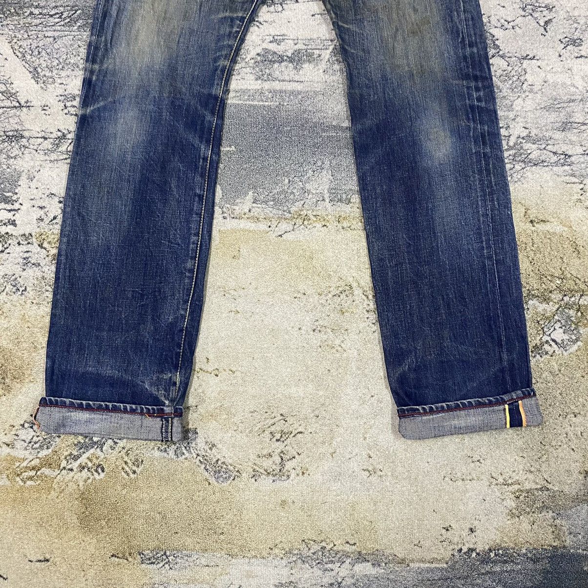 If Six Was Nine × Paul Smith Red Ear × Vintage Vintage Selvedge Paul Smith Rusty Faded Distress Denim Jeans Size US 33 - 5 Thumbnail